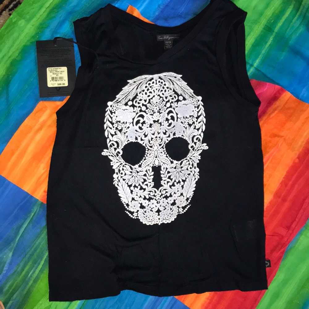 True religion muscle tee size xs